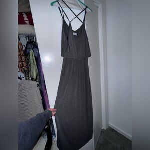Bluivy Charcoal Maxi Dress